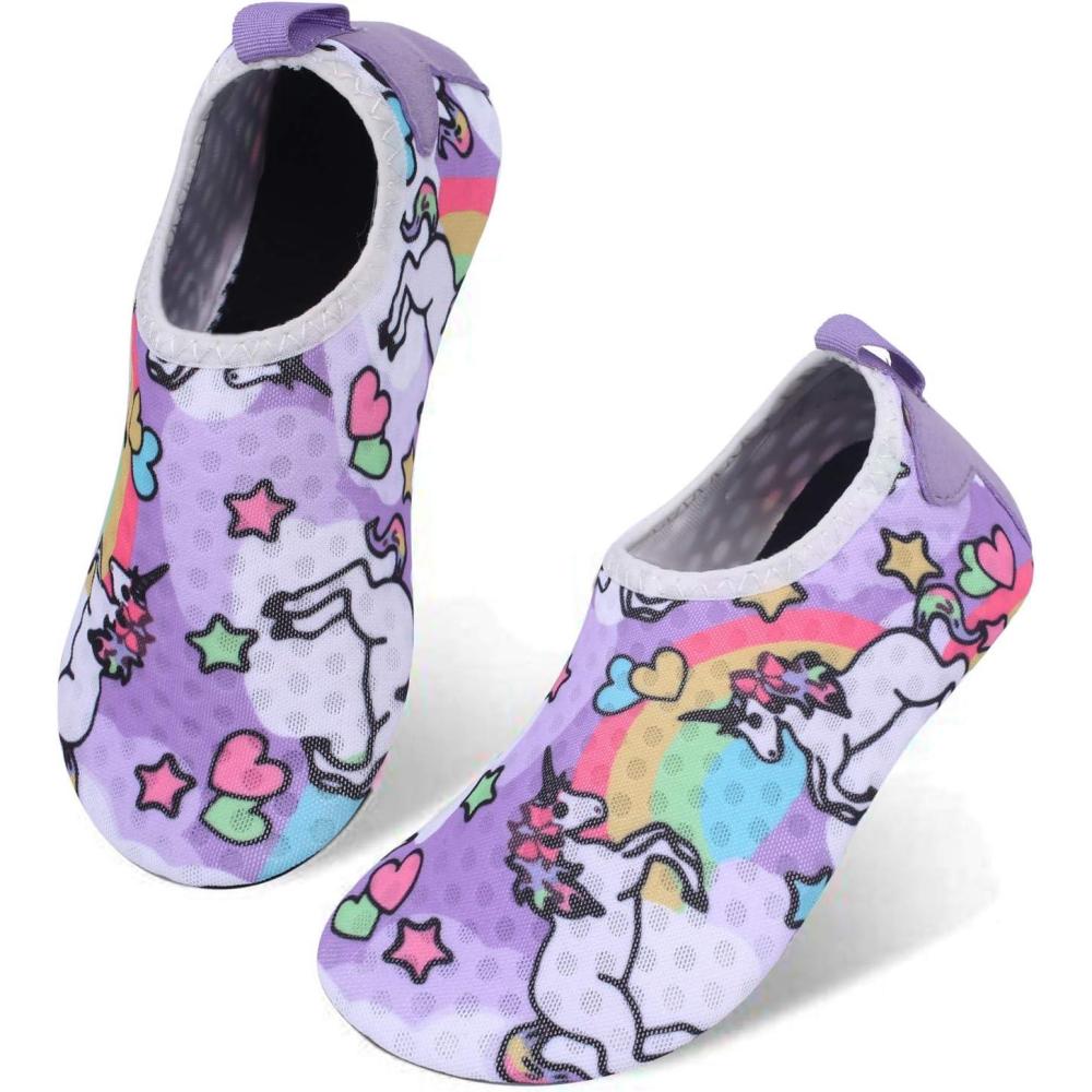 imageCentipede Demon Kids Water Shoes Girls Boys Outdoor Quick Dry Barefoot Aqua Socks for Sport Beach Swim Pool SurfBhole Unicorn