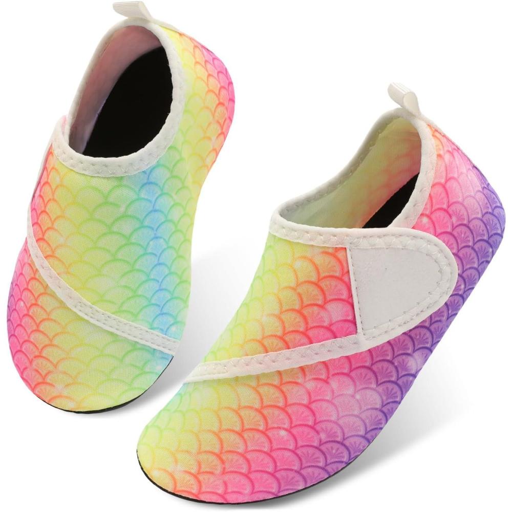 imageCentipede Demon Kids Water Shoes Girls Boys Outdoor Quick Dry Barefoot Aqua Socks for Sport Beach Swim Pool SurfColor Scale