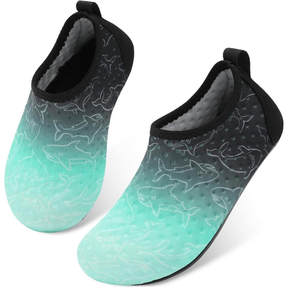 imageCentipede Demon Kids Water Shoes Girls Boys Outdoor Quick Dry Barefoot Aqua Socks for Sport Beach Swim Pool SurfJb Bpaluegrey