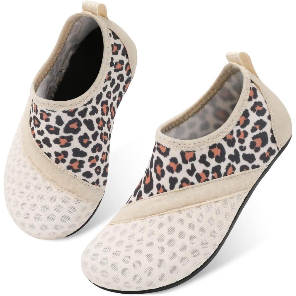 imageCentipede Demon Kids Water Shoes Girls Boys Outdoor Quick Dry Barefoot Aqua Socks for Sport Beach Swim Pool SurfLeo Beige