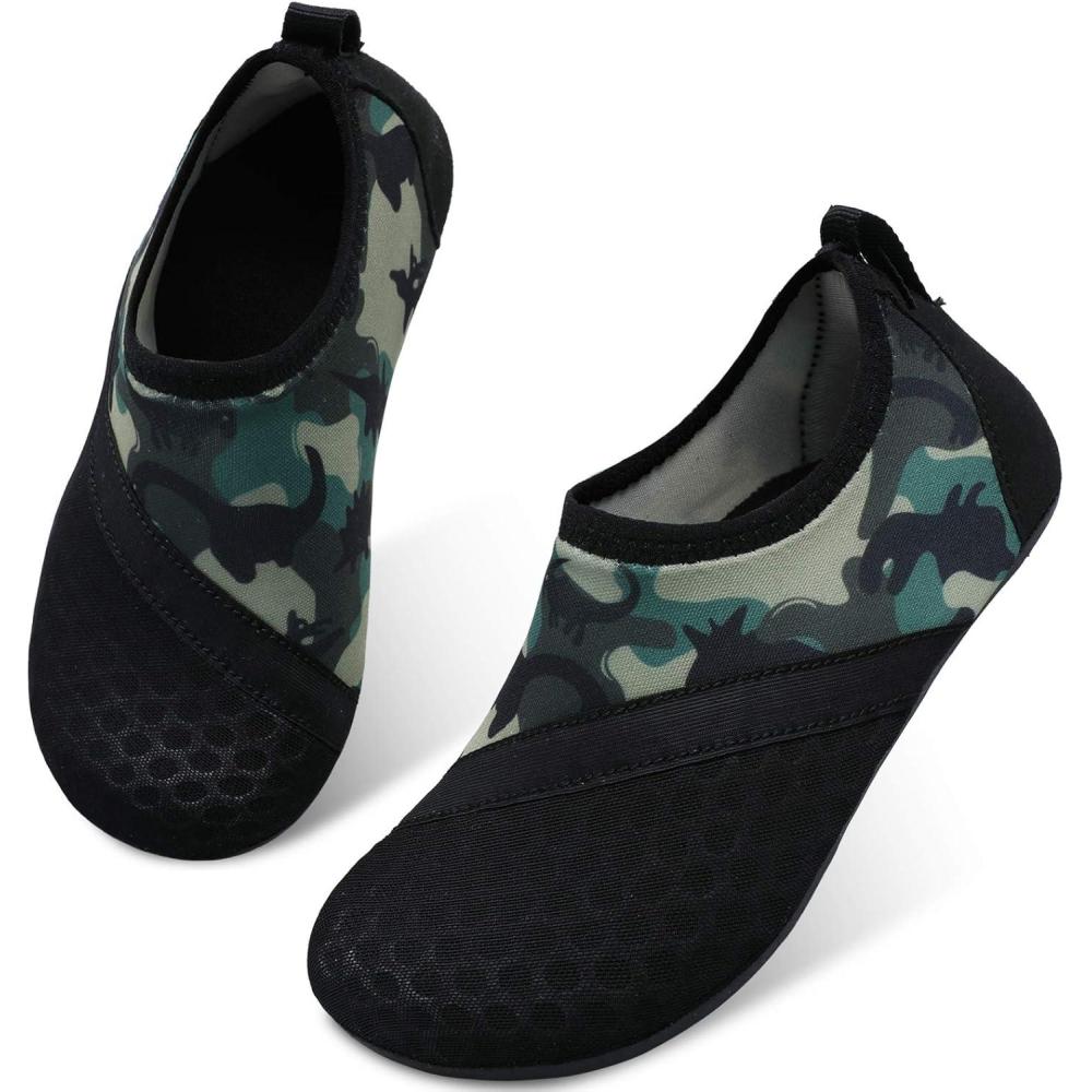 imageCentipede Demon Kids Water Shoes Girls Boys Outdoor Quick Dry Barefoot Aqua Socks for Sport Beach Swim Pool SurfVel Black Kong