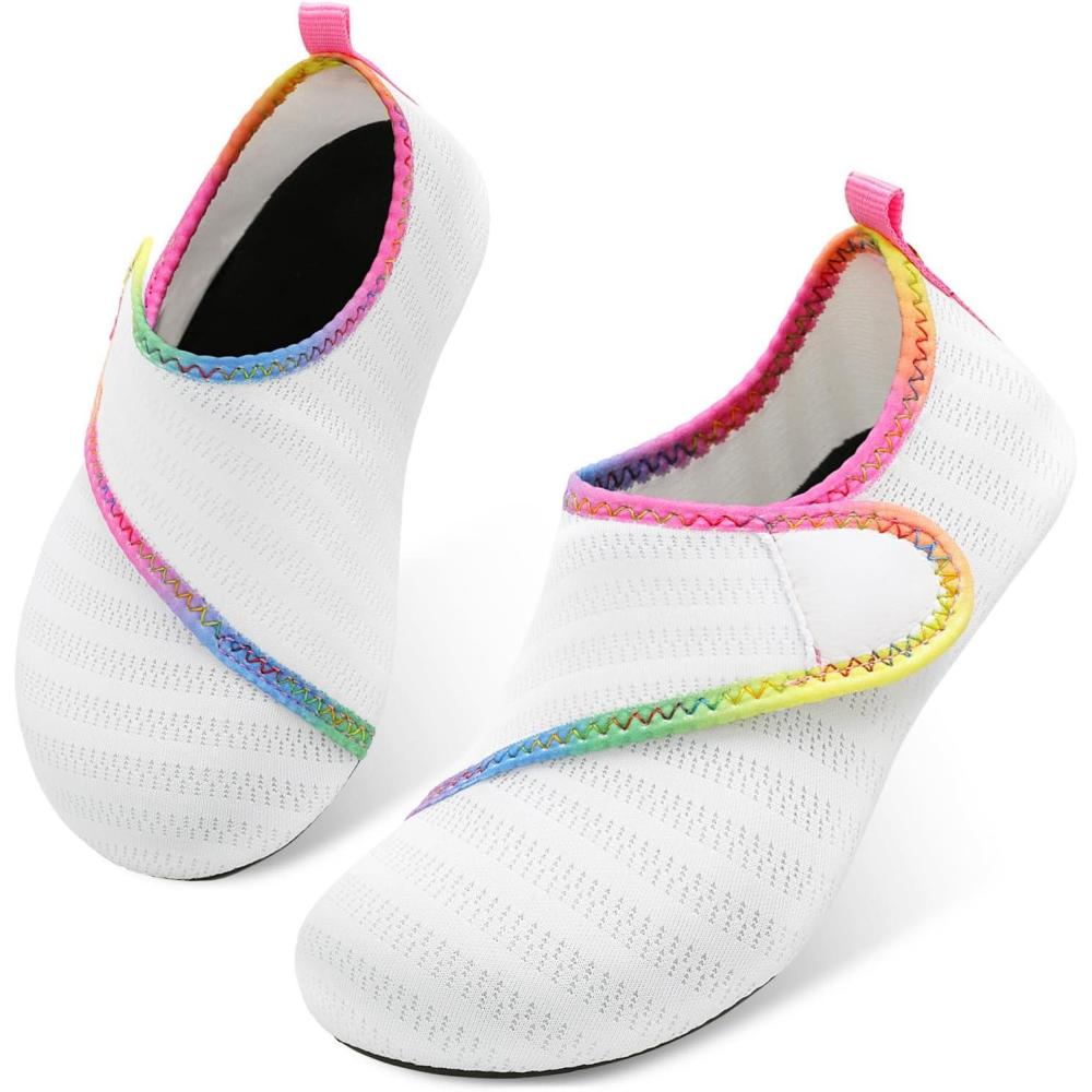 imageCentipede Demon Kids Water Shoes Girls Boys Outdoor Quick Dry Barefoot Aqua Socks for Sport Beach Swim Pool SurfVel Qcwhite