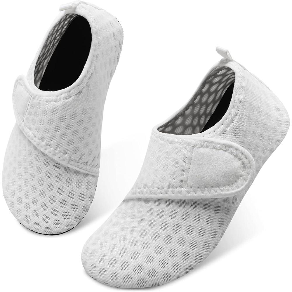 imageCentipede Demon Kids Water Shoes Girls Boys Outdoor Quick Dry Barefoot Aqua Socks for Sport Beach Swim Pool SurfVel White