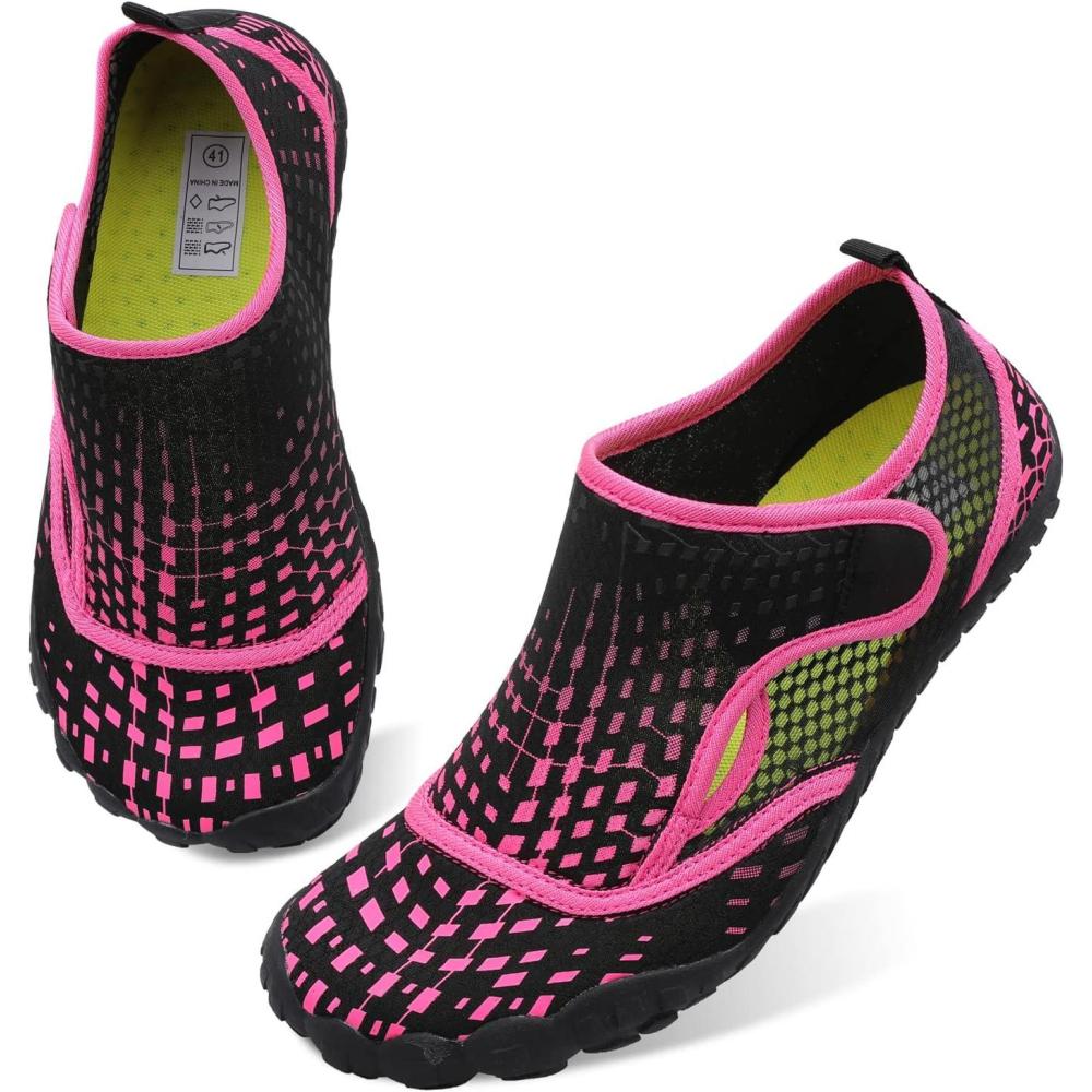 imageCentipede Demon Swim Water Shoes for Women Men Quick Dry Barefoot Aqua Sneakers Shoe for Beach Hiking Diving Boating River Outdoor Water SportsTy1 Velblackred