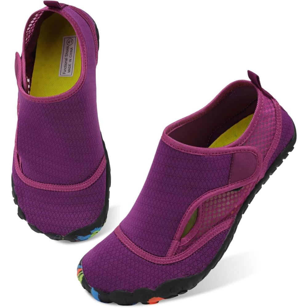 imageCentipede Demon Swim Water Shoes for Women Men Quick Dry Barefoot Aqua Sneakers Shoe for Beach Hiking Diving Boating River Outdoor Water SportsTy1 Velsolidpurple