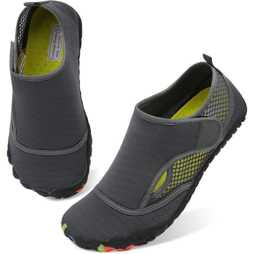 imageCentipede Demon Swim Water Shoes for Women Men Quick Dry Barefoot Aqua Sneakers Shoe for Beach Hiking Diving Boating River Outdoor Water SportsTy1 Velsolidgrey