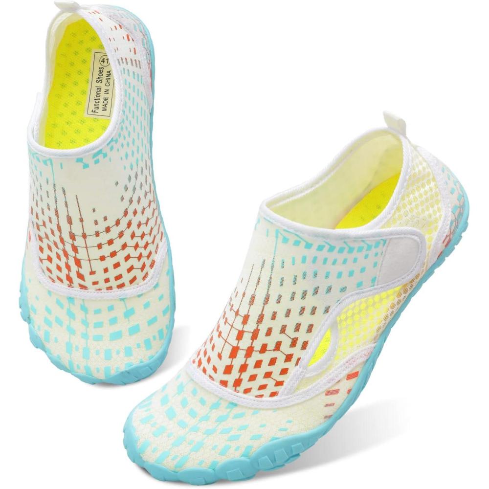 imageCentipede Demon Swim Water Shoes for Women Men Quick Dry Barefoot Aqua Sneakers Shoe for Beach Hiking Diving Boating River Outdoor Water SportsTy1 Velwhite