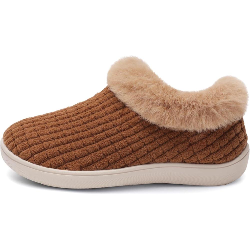 imageCentipede Demon Toddler Slippers Boys Girls Slip On House Slippers Fuzzy Booties Warm Winter Shoes for Indoor OutdoorBrown