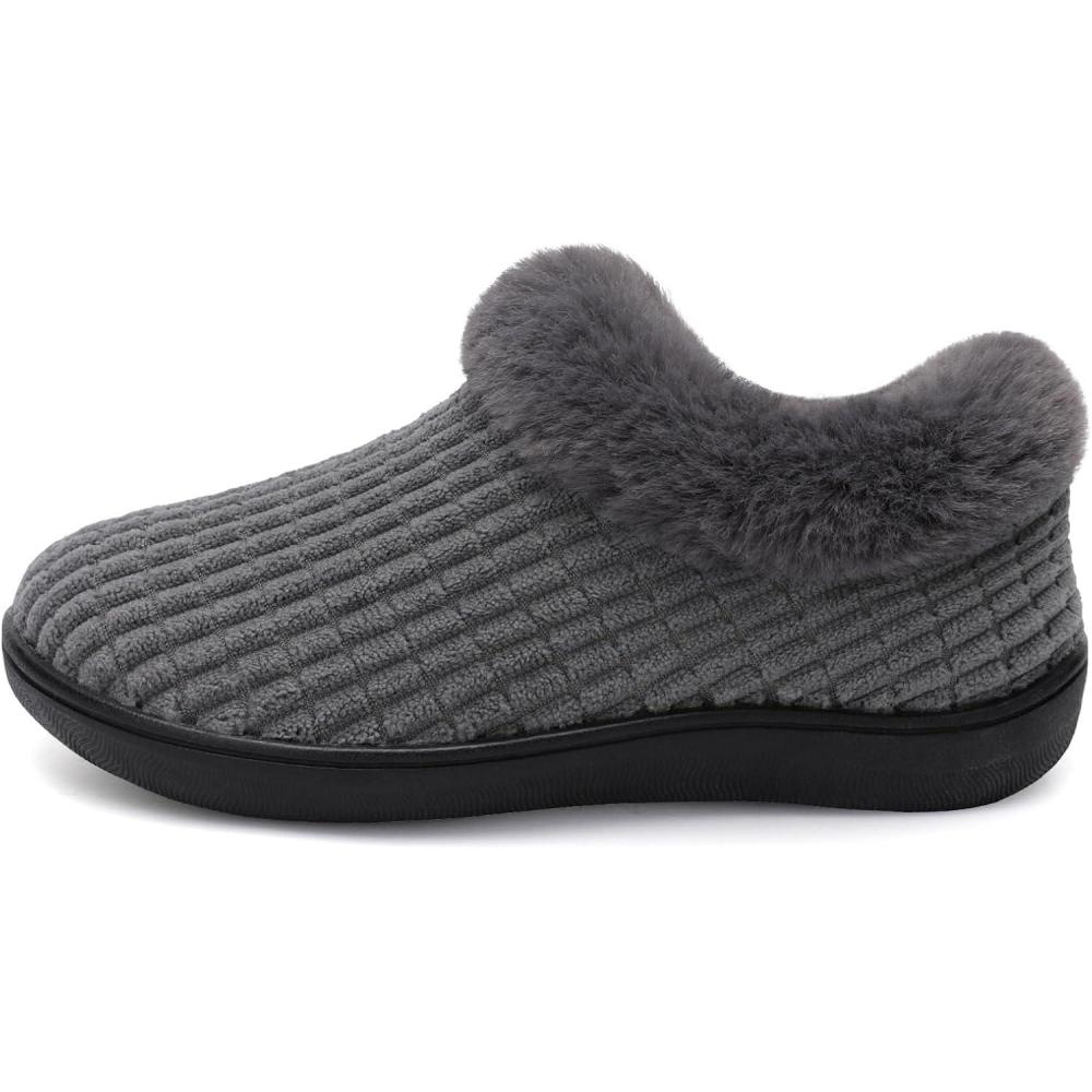 imageCentipede Demon Toddler Slippers Boys Girls Slip On House Slippers Fuzzy Booties Warm Winter Shoes for Indoor OutdoorDark Grey