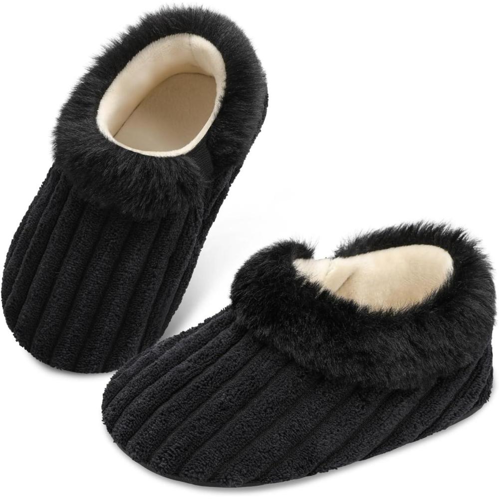 imageCentipede Demon Toddler Slippers for Boys Girls Slip on Kids Baby Toddlers House Shoes Lightweight Barefoot Furry Sock Shoes Indoor Outdoor Warm Walking ShoesTy2 Black