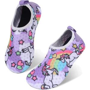 Centipede Demon Kids Water Shoes Girls Boys Outdoor Quick Dry Barefoot Aqua Socks for Sport Beach Swim Pool Surf(Bhole Unicorn)