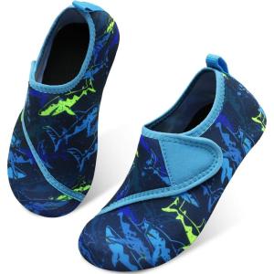 Centipede Demon Kids Water Shoes Girls Boys Outdoor Quick Dry Barefoot Aqua Socks for Sport Beach Swim Pool Surf(Dark and Light Blue)