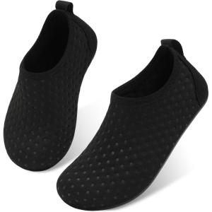 Centipede Demon Kids Water Shoes Girls Boys Outdoor Quick Dry Barefoot Aqua Socks for Sport Beach Swim Pool Surf(Dot Black)