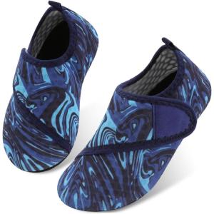 Centipede Demon Kids Water Shoes Girls Boys Outdoor Quick Dry Barefoot Aqua Socks for Sport Beach Swim Pool Surf(Navy Wave)