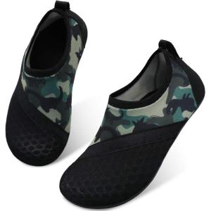 Centipede Demon Kids Water Shoes Girls Boys Outdoor Quick Dry Barefoot Aqua Socks for Sport Beach Swim Pool Surf(Vel Black Kong)