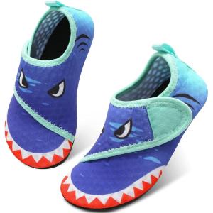 Centipede Demon Kids Water Shoes Girls Boys Outdoor Quick Dry Barefoot Aqua Socks for Sport Beach Swim Pool Surf(Vel Blue Bigshark)