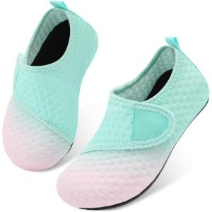 Centipede Demon Kids Water Shoes Girls Boys Outdoor Quick Dry Barefoot Aqua Socks for Sport Beach Swim Pool Surf(Vel Bluepink)