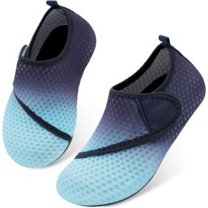 Centipede Demon Kids Water Shoes Girls Boys Outdoor Quick Dry Barefoot Aqua Socks for Sport Beach Swim Pool Surf(Vel Navyblue)