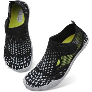 Centipede Demon Swim Water Shoes for Women Men Quick Dry Barefoot Aqua Sneakers Shoe for Beach Hiking Diving Boating River Outdoor Water Sports(Ty1 Velblackgrey)