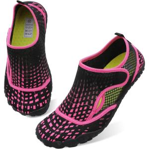 Centipede Demon Swim Water Shoes for Women Men Quick Dry Barefoot Aqua Sneakers Shoe for Beach Hiking Diving Boating River Outdoor Water Sports(Ty1 Velblackred)