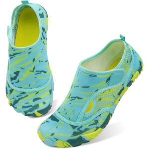 Centipede Demon Swim Water Shoes for Women Men Quick Dry Barefoot Aqua Sneakers Shoe for Beach Hiking Diving Boating River Outdoor Water Sports(Ty2 Camfyellowgreen)