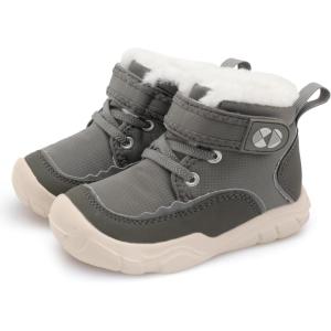 Centipede Demon Toddler Boots Boys Girls Winter Boots Waterproof Fleece Kids Snow Boots Faux Fur Booties Warm Walking Shoes for Indoor Outdoor(Deep Green)