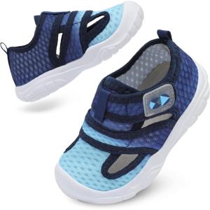 Centipede Demon Toddler Sandals for Boys Girls Qucik Dry Kids Water Sandals Outdoor Breathable Aqua Shoes Lightweight Summer Barefoot Shoes for Swim Pool Beach(Jb Navyliblue)