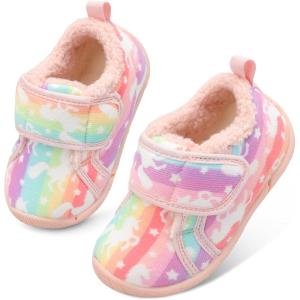 Centipede Demon Toddler Slippers Boys Girls Fuzzy House Slippers Kids Baby House Shoes Indoor Outdoor Winter Shoes Adjustable Warm Sneakers(Tu Colorunic)