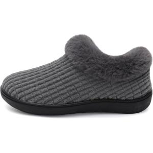 Centipede Demon Toddler Slippers Boys Girls Slip On House Slippers Fuzzy Booties Warm Winter Shoes for Indoor Outdoor(Dark Grey)