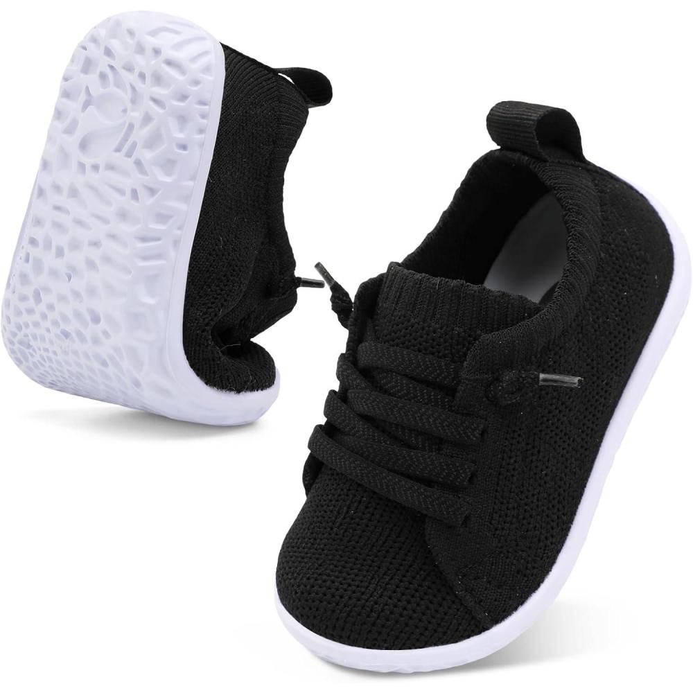 imageCentipede Demon Baby Shoes Baby Boy Girl First Walking Shoes Breathable Barefoot Infant Shoe Lightweight Slip On Sneakers Soft Sock ShoeSolidblack