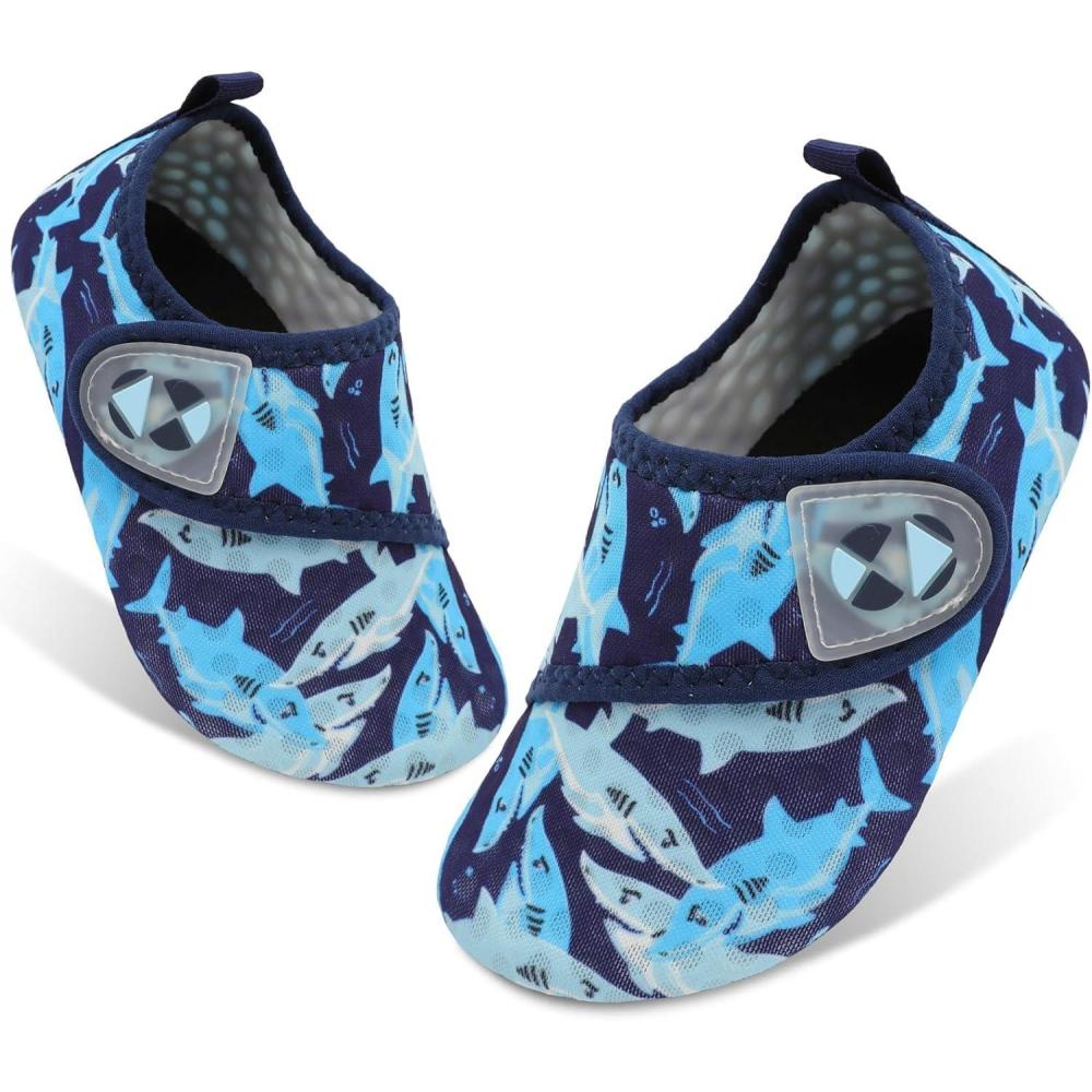 imageCentipede Demon Kids Water Shoes Boys Girls Breathable Swim Pool Shoes Quick Dry Aqua Shoes Toddler Aqua Socks Barefoot Beach Shoes Sandals for Outdoor Water Sports LittleBig KidsMany Shark