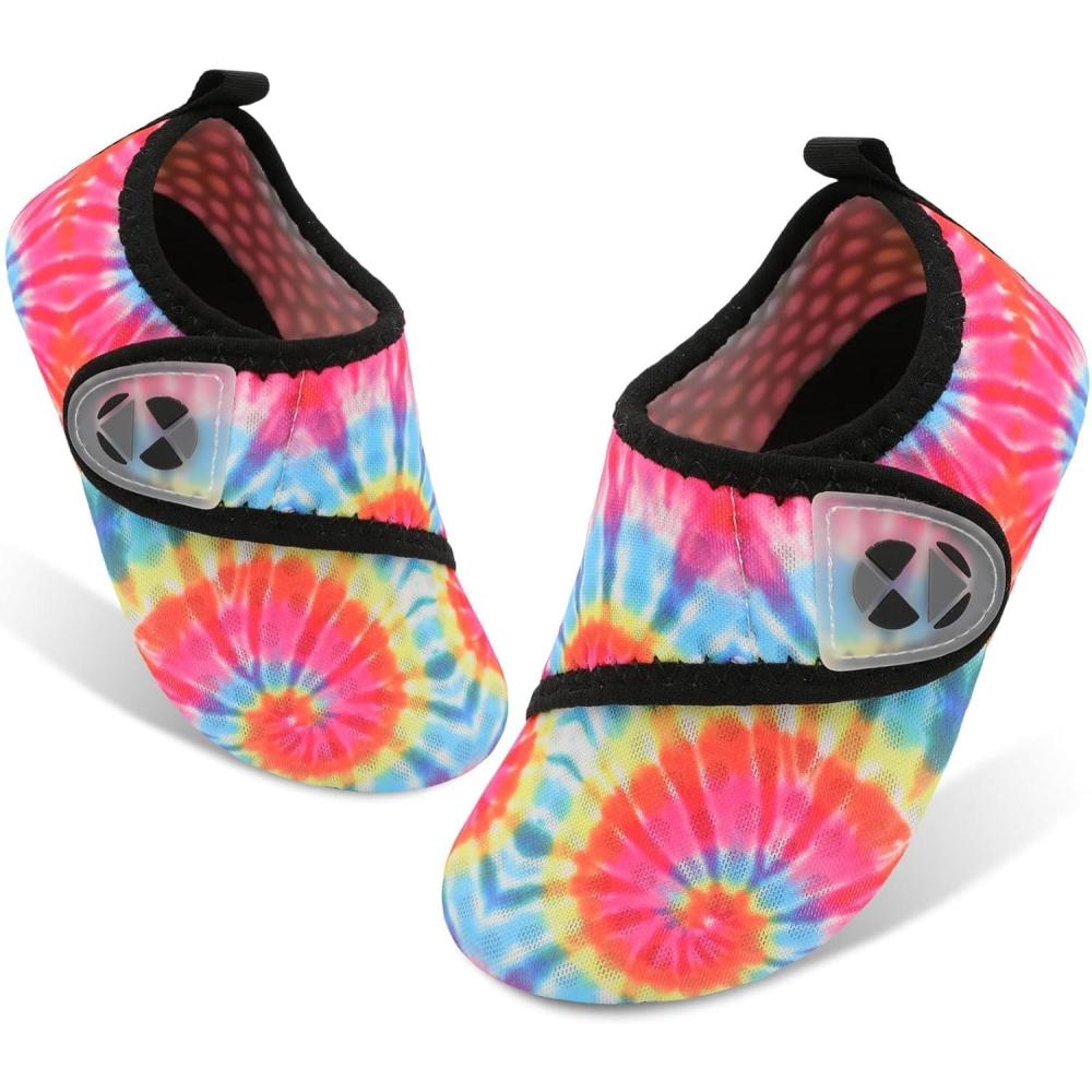 imageCentipede Demon Kids Water Shoes Boys Girls Breathable Swim Pool Shoes Quick Dry Aqua Shoes Toddler Aqua Socks Barefoot Beach Shoes Sandals for Outdoor Water Sports LittleBig KidsColorflower
