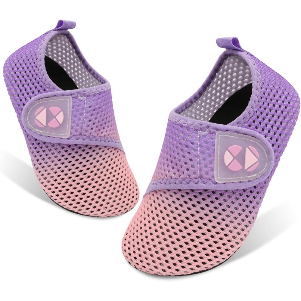 imageCentipede Demon Kids Water Shoes Boys Girls Breathable Swim Pool Shoes Quick Dry Aqua Shoes Toddler Aqua Socks Barefoot Beach Shoes Sandals for Outdoor Water Sports LittleBig KidsJb Purplepink