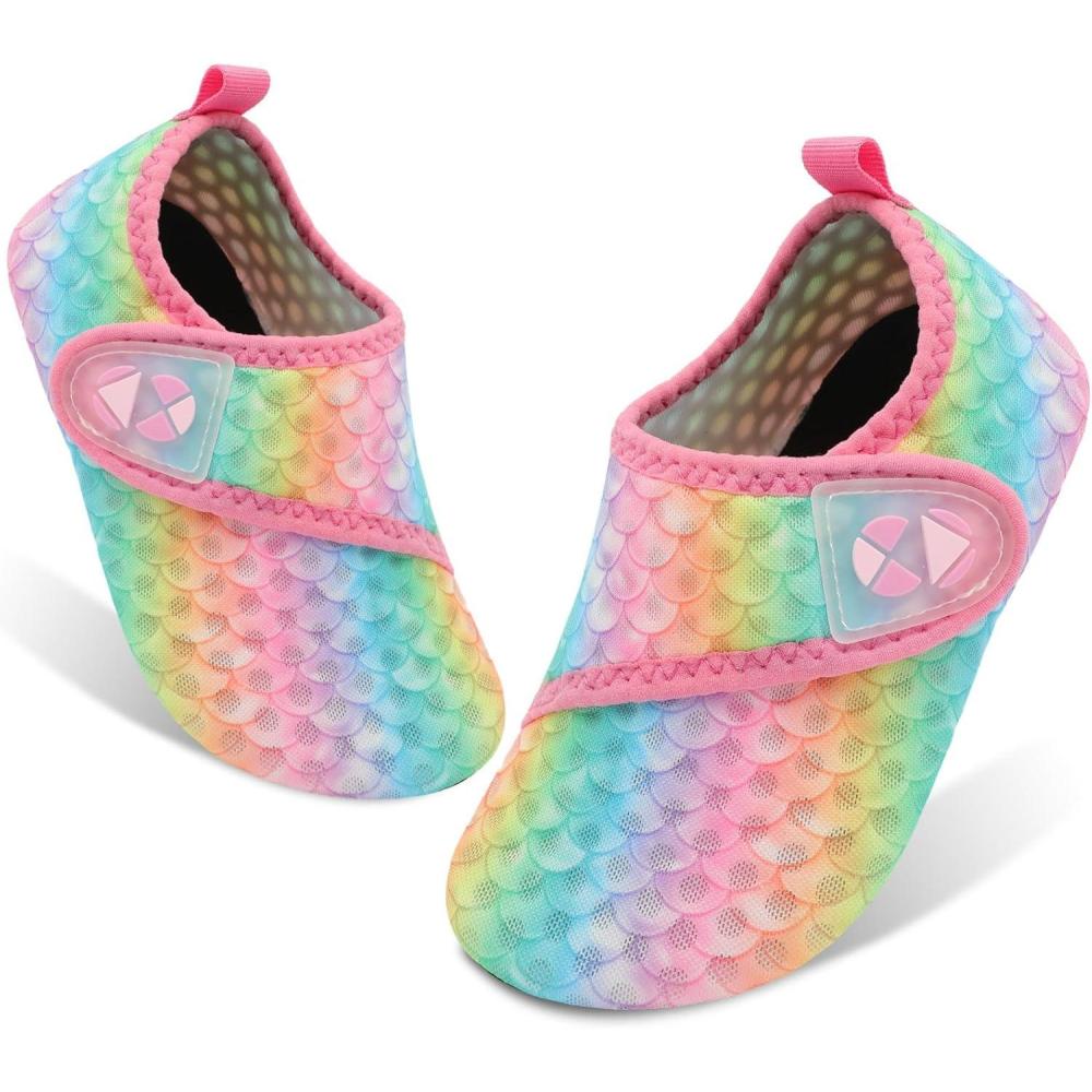 imageCentipede Demon Kids Water Shoes Boys Girls Breathable Swim Pool Shoes Quick Dry Aqua Shoes Toddler Aqua Socks Barefoot Beach Shoes Sandals for Outdoor Water Sports LittleBig KidsYl Colorpink
