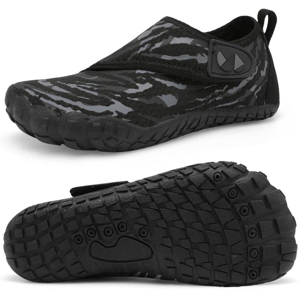 imageCentipede Demon Kids Water Shoes Girls Boys Quick Dry Aqua Shoes Barefoot Water Sneakers for Beach Swim Pool Boats Outdoor Water Sports LittleBig KidTy1 Micaiblack