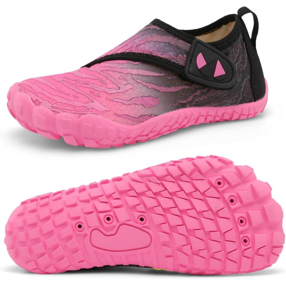 imageCentipede Demon Kids Water Shoes Girls Boys Quick Dry Aqua Shoes Barefoot Water Sneakers for Beach Swim Pool Boats Outdoor Water Sports LittleBig KidTy1 Blackrose