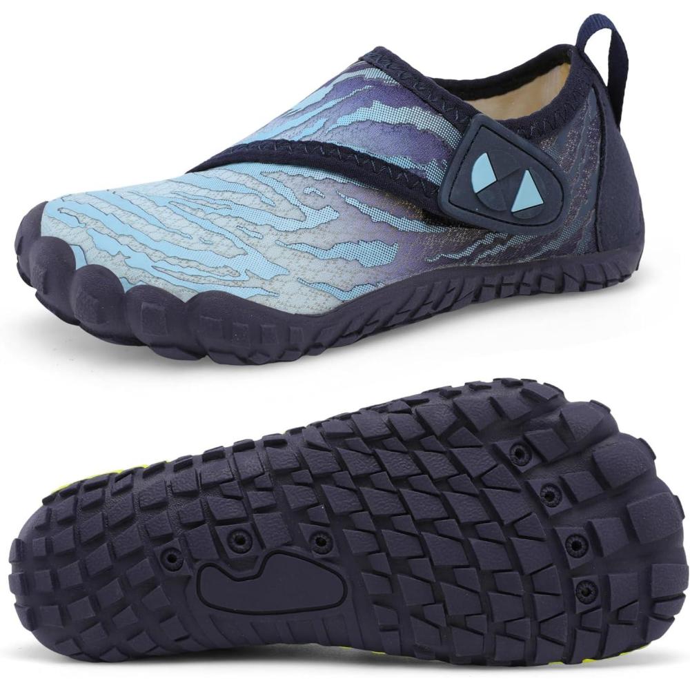 imageCentipede Demon Kids Water Shoes Girls Boys Quick Dry Aqua Shoes Barefoot Water Sneakers for Beach Swim Pool Boats Outdoor Water Sports LittleBig KidTy1 Navyliblue