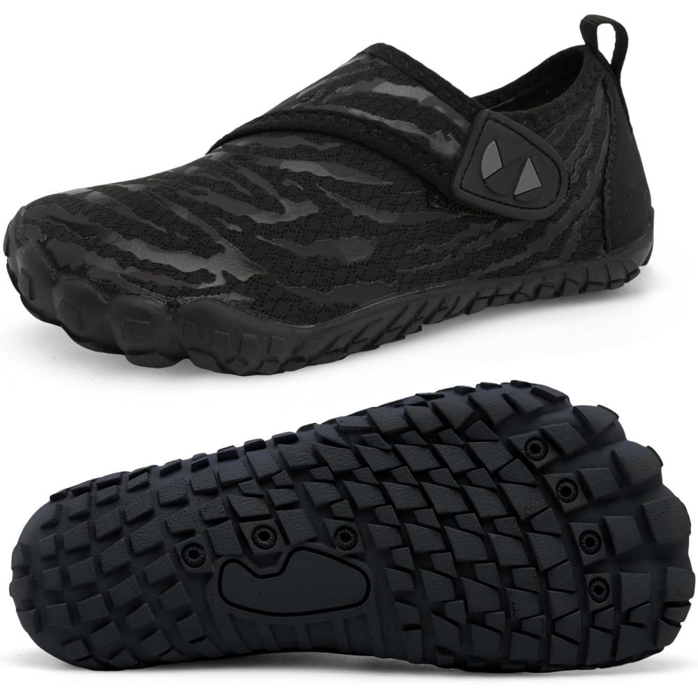 imageCentipede Demon Kids Water Shoes Girls Boys Quick Dry Aqua Shoes Barefoot Water Sneakers for Beach Swim Pool Boats Outdoor Water Sports LittleBig KidTy1 Black