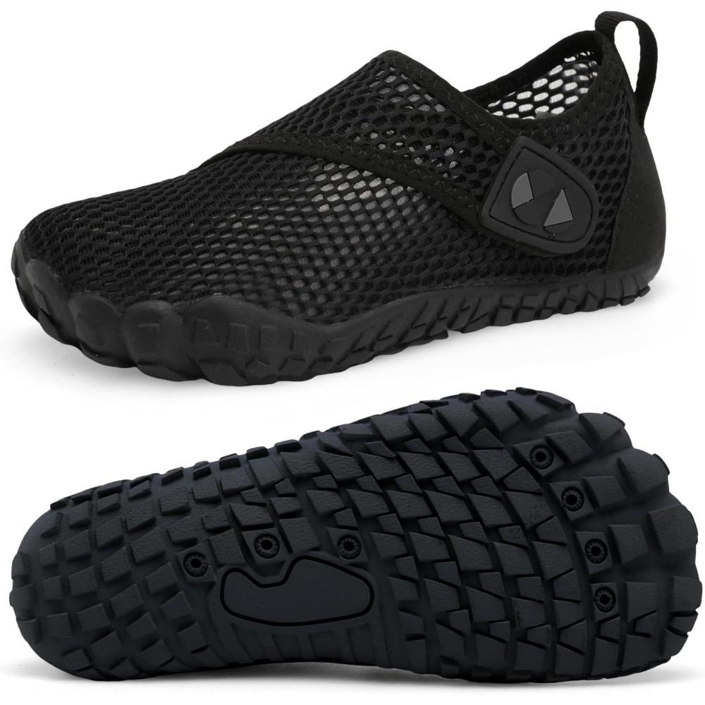 imageCentipede Demon Kids Water Shoes Girls Boys Quick Dry Aqua Shoes Barefoot Water Sneakers for Beach Swim Pool Boats Outdoor Water Sports LittleBig KidTy4 Black
