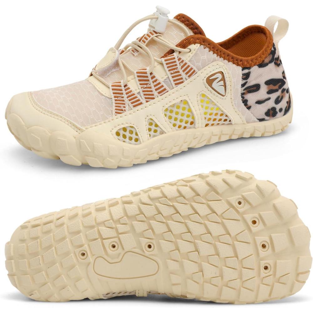 imageCentipede Demon Kids Water Shoes Girls Boys Quick Dry Aqua Shoes Barefoot Water Sneakers for Beach Swim Pool Boats Outdoor Water Sports LittleBig KidTy5 Beigeleo