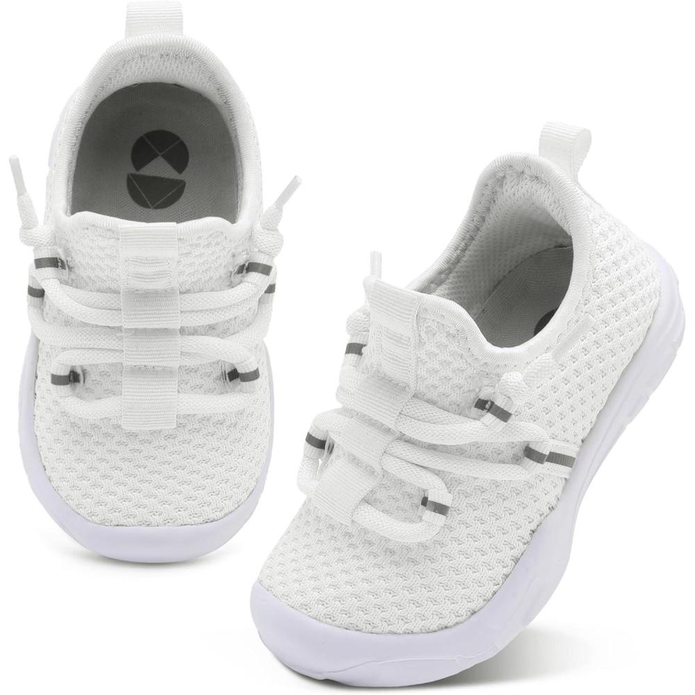 imageCentipede Demon Toddler Shoes Boys Girls Barefoot Shoes Kids Breathable Walking Running Shoe Slip on Sneakers Lightweight Outdoor Athletic Tennis ShoeWhite