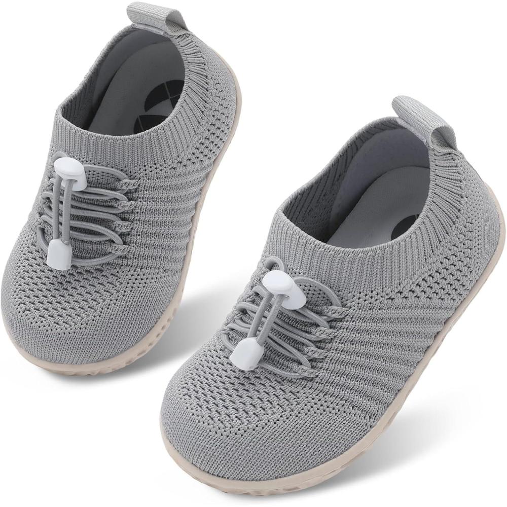 imageCentipede Demon Toddler Shoes for Boys Girls Baby Kids Slip on Walking Shoe Breathable Sock Shoes Lightweight Soft SneakersLight Grey
