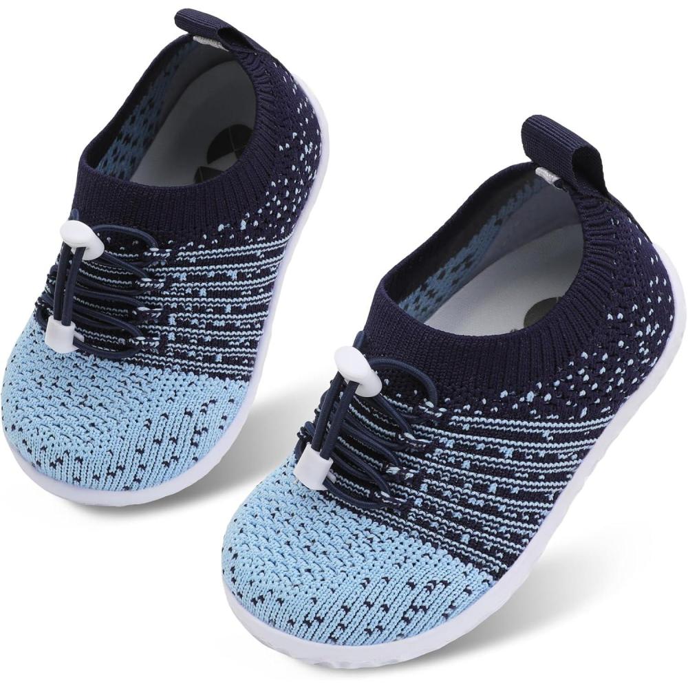 imageCentipede Demon Toddler Shoes for Boys Girls Baby Kids Slip on Walking Shoe Breathable Sock Shoes Lightweight Soft SneakersNavy Liblue