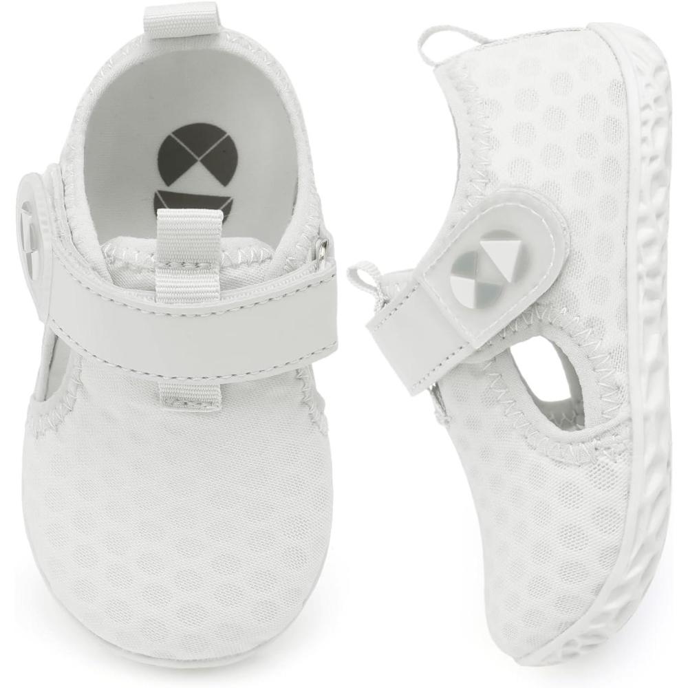 imageCentipede Demon Toddler Water Shoes for Girls Boys Kids Barefoot Swim Beach Aqua Socks Summer Sandals Breathable Quick Dry for Pool River Outdoor Water SportsPj Meshwhite