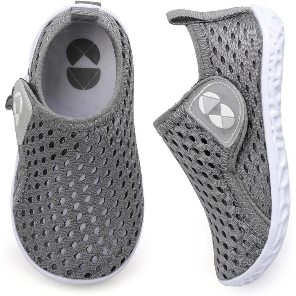 imageCentipede Demon Toddler Water Shoes for Girls Boys Kids Barefoot Swim Beach Aqua Socks Summer Sandals Breathable Quick Dry for Pool River Outdoor Water SportsTy2 Bmeshgreyn