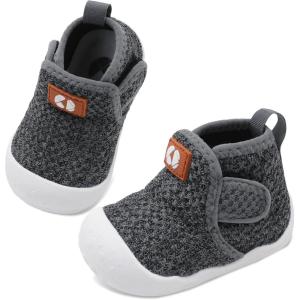 Centipede Demon Baby Shoes Baby Boys Girls Walking Shoes Non Slip Booties Sock Shoe Infants Breathable Sneakers Lightweight Barefoot Slip On Sneakers(Darkgrey)