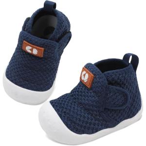 Centipede Demon Baby Shoes Baby Boys Girls Walking Shoes Non Slip Booties Sock Shoe Infants Breathable Sneakers Lightweight Barefoot Slip On Sneakers(Navy)