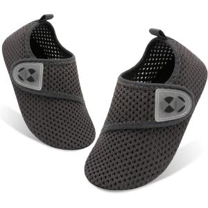 Centipede Demon Kids Water Shoes Boys Girls Breathable Swim Pool Shoes Quick Dry Aqua Shoes Toddler Aqua Socks Barefoot Beach Shoes Sandals for Outdoor Water Sports Little/Big Kids(Dark Grey)