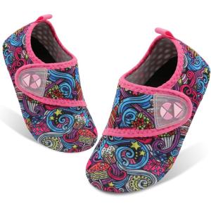 Centipede Demon Kids Water Shoes Boys Girls Breathable Swim Pool Shoes Quick Dry Aqua Shoes Toddler Aqua Socks Barefoot Beach Shoes Sandals for Outdoor Water Sports Little/Big Kids(Colorwave)