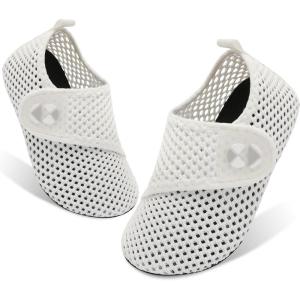 Centipede Demon Kids Water Shoes Boys Girls Breathable Swim Pool Shoes Quick Dry Aqua Shoes Toddler Aqua Socks Barefoot Beach Shoes Sandals for Outdoor Water Sports Little/Big Kids(Ty1 White)